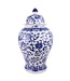 Chinese Ginger Jar Porcelain Handpainted Phoenix Blue White D32xH60cm