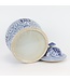 Ginger Jar Cinese Blu Bianco Double Happiness D18xH24cm
