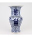 Chinesische Vase Blau Weiß Doppeltes Glück Porzellan D21xH35cm