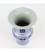 Chinese Vase Blue White Double Happiness D21xH35cm