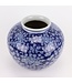 Vase Chinois Bleu Blanc Porcelaine D23xH20cm