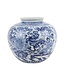 Chinese Vase Blue White Porcelain D23xH20cm