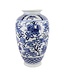 Chinese Vase Blue White Porcelain D23xH37cm