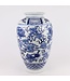 Chinese Vase Blue White Porcelain D23xH37cm