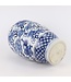 Chinese Vase Blue White Porcelain D23xH37cm