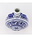 Chinese Vase Blue White Porcelain D22xH35cm