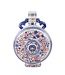 Fine Asianliving Chinese Vase Blue White Red Porcelain D22xH35cm