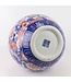 Chinese Vase Blue White Red Dragon Porcelain D20xH40cm