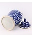 Chinese Ginger Jar Blue White Porcelain Handpainted Birds D26xH50cm