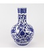 Chinese Vase Blue White Porcelain Dragon D22xH34cm