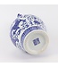 Chinese Vase Blue White Porcelain Dragon D18xH33cm