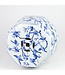 Keramische Kruk Blauw Wit Vogels Handgeschilderd D33xH45cm