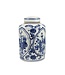 Pot à Gingembre Chinois Poterie Porcelaine Bleu Blanc D19xH29cm