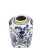 Ginger Jar Cinese Ceramica di Porcellana Blu Bianca D19xH29cm