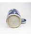 Pot à Gingembre Chinois Porcelain Bleu Blanc Fleurs D19xH29cm