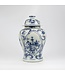 Pot à Gingembre Chinois Bleu Blanc Porcelaine Peinte à la Main Poterie D26xH40cm