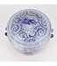 Chinese Ginger Jar Blue White Porcelain Double Happiness D25xH25cm