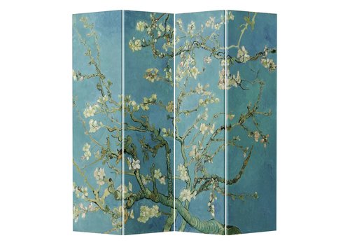 Fine Asianliving Room Divider Privacy Screen 4 Panels W160xH180cm Van Gogh Almond Blossoms