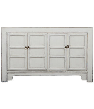 Fine Asianliving Chinese Sideboard White High Gloss W145xD40xH89cm