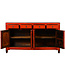 Antikes Chinesisches Sideboard Rot Hochglanz B152xT40xH88cm
