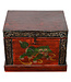 Boîte Chinoise Ancienne Peinte à La Main Mythe Chinois L42xP35xH25cm