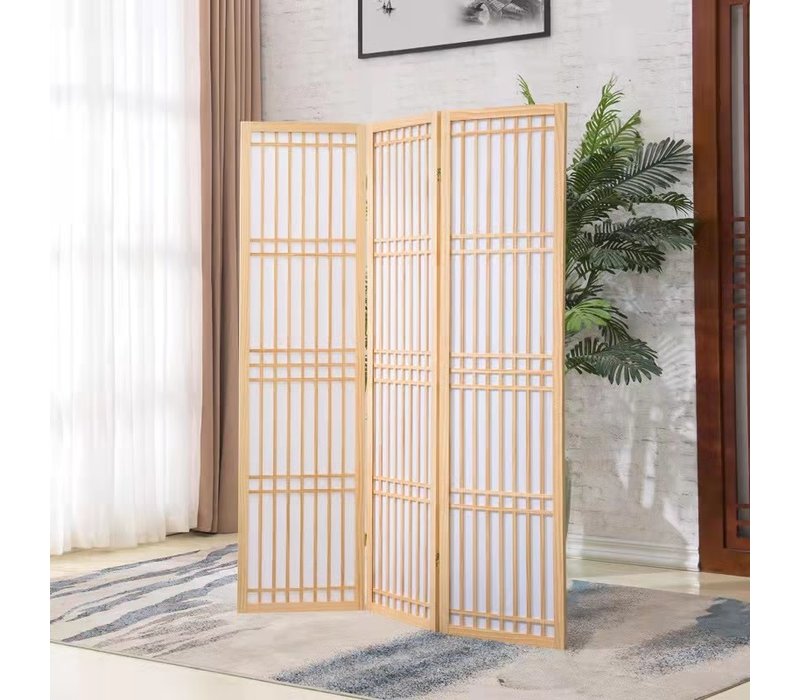 Japanese Room Divider Shoji W135xH180cm Privacy Screen Natural Tokyo