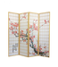 Paravent Japanische Trennwand Shoji B180xH180cm Raumteiler Natur - Sakura