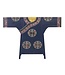 Fine Asianliving Armario Kimono Chino Pintado a Mano Midnight Azul An.120x-P35xAl.87cm