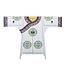 Chinese Kimono Cabinet Handpainted White W120xD35xH87cm