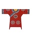 Chinese Kimono Kast Handgeschilderd Rood B120xD35xH87cm