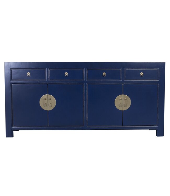 Buffet Chinois Bleu Nuit L180xP40xH85cm