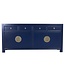 Buffet Chinois Bleu Nuit L180xP40xH85cm