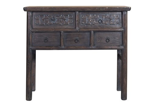 Fine Asianliving Antique Chinese Console Table Brown W94xD40xH85cm