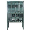 Fine Asianliving Antique Chinese Cabinet Teal W111xD55xH191cm