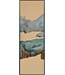 Ölgemälde 100% Handgemalt 3D Texture Rahmen Schwarz 50x150cm Landschaft