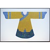 Fine Asianliving Ölgemälde 100% Handgemalt 3D Texture Rahmen Schwarz 150x100cm Kimono Gelb Blau