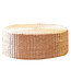 Pouf Oriental Fait Main Quenouille Naturelle D50xH20cm