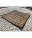 Oriental Tray Handmade Natural Rattan Leather L32.5xB32.5xH3cm