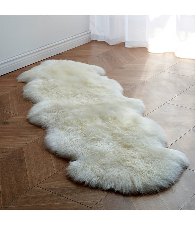 100% Genuine Real Sheepskin Rug 60x180cm