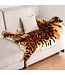 100% Genuine Real Sheepskin Rug Tiger 70x110cm