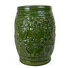 Fine Asianliving Gartenhocker aus Keramik D34xH46cm Waldgrün