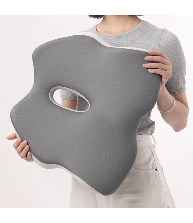 Seat Cushion Office Chair - 100% Memory Foam Pillow 45x40x9.5cm