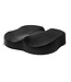 Cuscino per sedile ortopedico ventilato in memory foam rinforzato con gel 44,5x38,5x7,5 cm