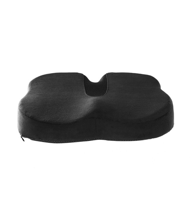 Cojín de asiento ortopédico ventilado con espuma viscoelástica mejorada con gel, 44,5 x 38,5 x 7,5 cm