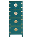 Fine Asianliving Chinese Kast Teal Blauw B67xD45xH180cm - Orientique Collection