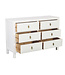 Chinese Chest of Drawers Snow White W120xD40xH80cm