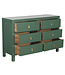 Chinese Chest of Drawers Pine Green W120xD40xH80cm