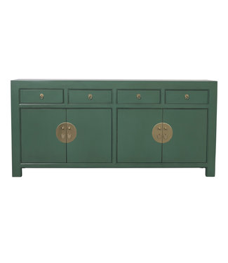 Fine Asianliving Buffet Chinois Vert Sapin L180xP40xH85cm