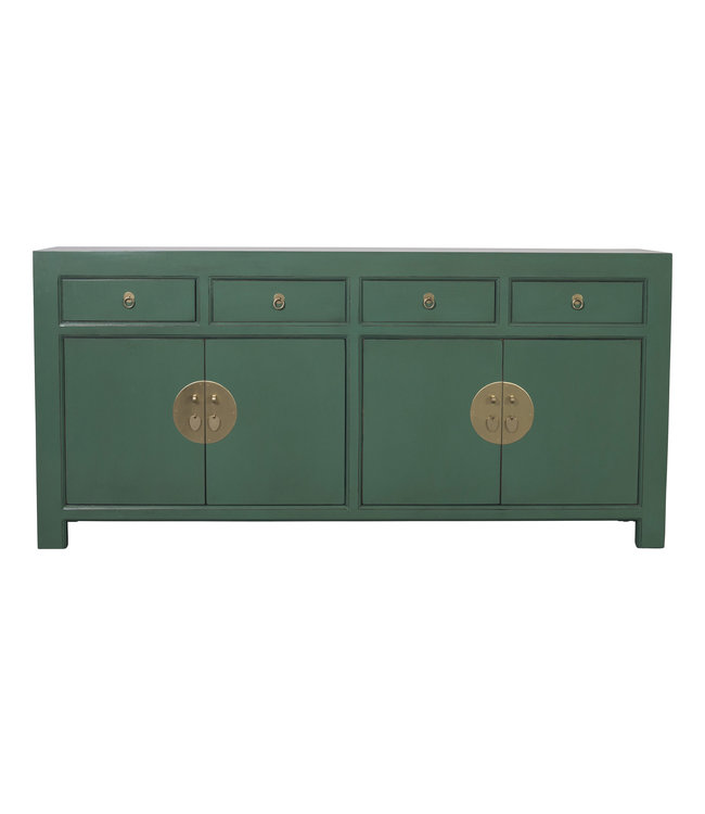 Chinesisches Sideboard Kieferngrün B180xT40xH85cm