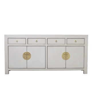Fine Asianliving Buffet Chinois Gris Pastel L180xP40xH85cm